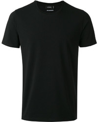 schwarzes T-shirt von Jil Sander