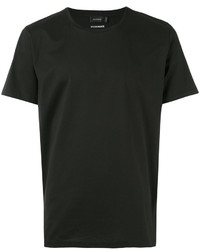 schwarzes T-shirt von Jil Sander