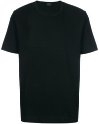 schwarzes T-shirt von Jil Sander