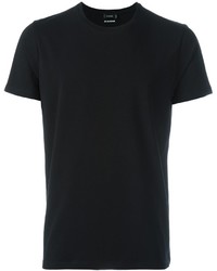 schwarzes T-shirt von Jil Sander