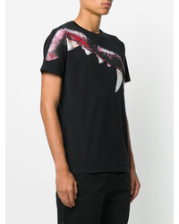 schwarzes T-shirt von Marcelo Burlon County of Milan