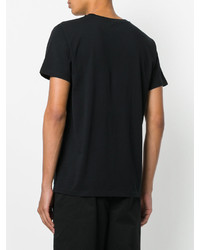 schwarzes T-shirt von Marcelo Burlon County of Milan