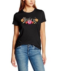 schwarzes T-shirt von Juicy Couture