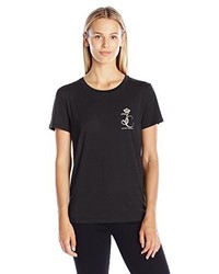 schwarzes T-shirt von Juicy Couture