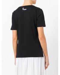 schwarzes T-shirt von Fendi
