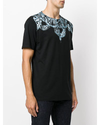 schwarzes T-shirt von Marcelo Burlon County of Milan