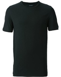 schwarzes T-shirt von Kris Van Assche