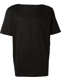 schwarzes T-shirt von Lanvin