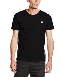 schwarzes T-shirt von Le Coq Sportif