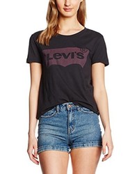 schwarzes T-shirt von Levi's