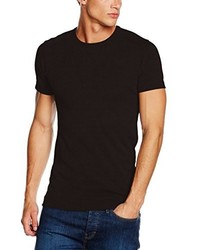 schwarzes T-shirt von Lindbergh