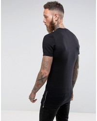 schwarzes T-shirt von Asos