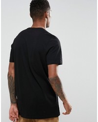 schwarzes T-shirt von Asos