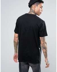 schwarzes T-shirt von Asos