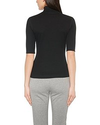 schwarzes T-shirt von Marc Cain Essentials