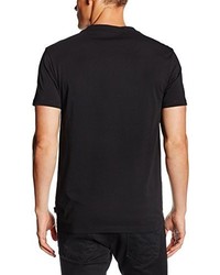 schwarzes T-shirt von Marc Jacobs