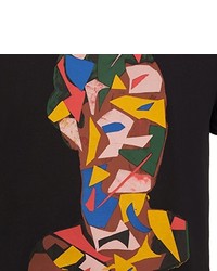 schwarzes T-shirt von Marc Jacobs