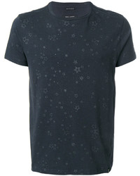 schwarzes T-shirt von Marc Jacobs