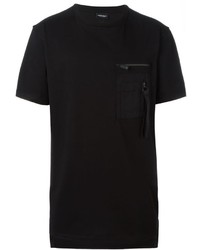 schwarzes T-shirt von Marcelo Burlon County of Milan