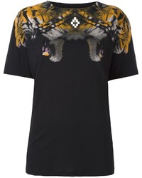 schwarzes T-shirt von Marcelo Burlon County of Milan