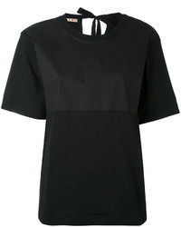 schwarzes T-shirt von Marni