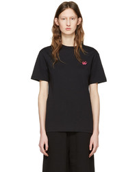 schwarzes T-shirt von MCQ