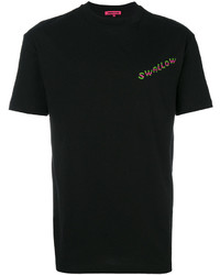 schwarzes T-shirt von McQ