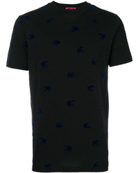 schwarzes T-shirt von McQ