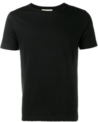 schwarzes T-shirt von Merz b.Schwanen