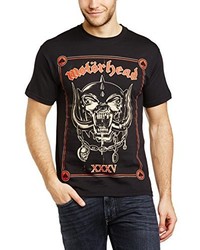 schwarzes T-shirt von Motorhead