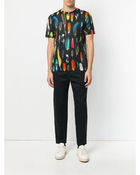 schwarzes T-shirt von Paul Smith