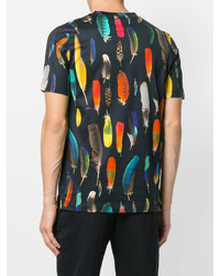 schwarzes T-shirt von Paul Smith