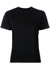 schwarzes T-shirt von Muveil
