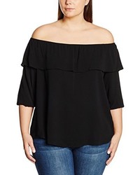 schwarzes T-shirt von New Look Curves