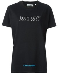 schwarzes T-shirt von Off-White