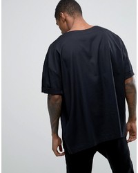 schwarzes T-shirt von Asos