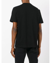 schwarzes T-shirt von Versace