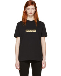 schwarzes T-shirt von Palm Angels