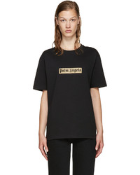 schwarzes T-shirt von Palm Angels