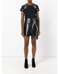 schwarzes T-shirt von Valentino