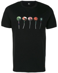 schwarzes T-shirt von Paul Smith