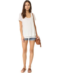 schwarzes T-shirt von Free People