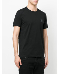 schwarzes T-shirt von Belstaff