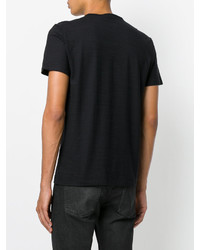 schwarzes T-shirt von John Varvatos