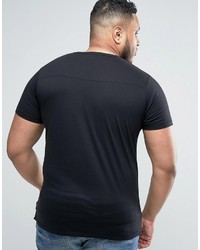 schwarzes T-shirt von French Connection