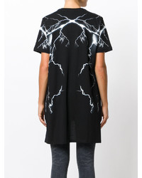 schwarzes T-shirt von Marcelo Burlon County of Milan