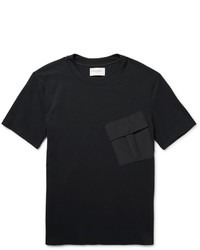 schwarzes T-shirt von Public School