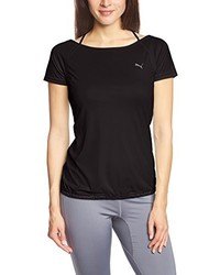 schwarzes T-shirt von Puma