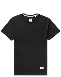 schwarzes T-shirt von rag & bone