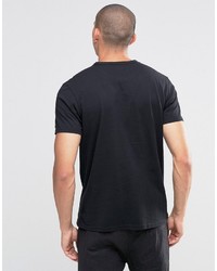 schwarzes T-shirt von Edwin